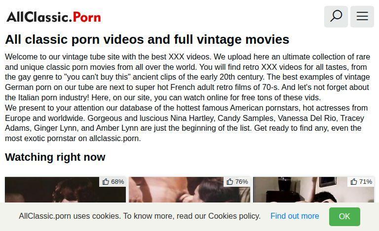 AllClassic.Porn: The Ultimate Library for Retro Adult Entertainment pornreply